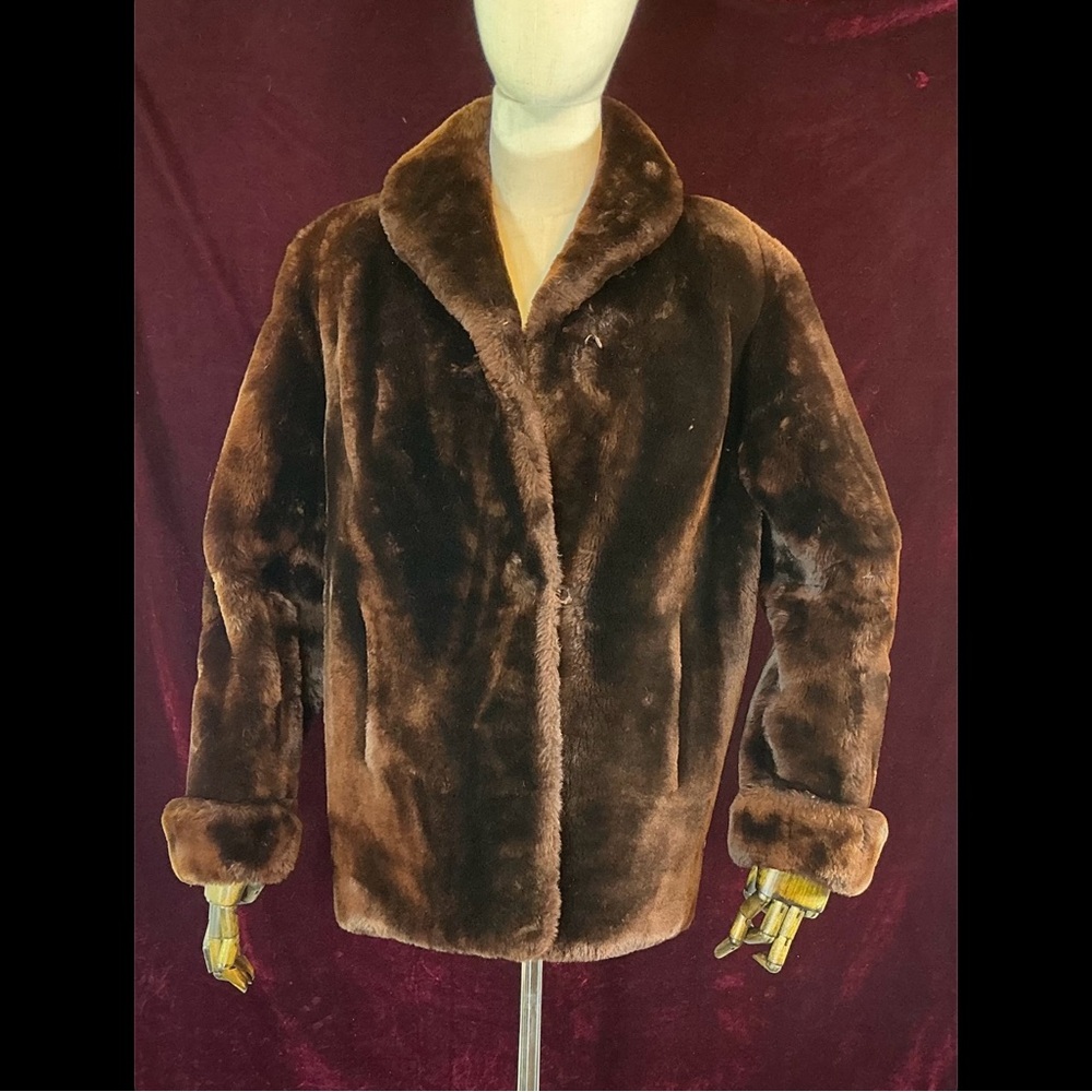 Luxurious Brown Teddy Bear Jacket